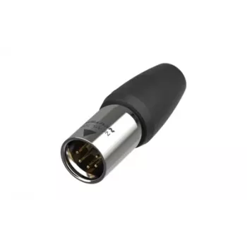 Neutrik NC5MX1-TOP-14 5 kontaktų XLR kištukas, IP65, juodas