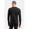 Odlo Merino 200 BL Top Crew Neck LS apatiniai marškiniai - juodi - XXL