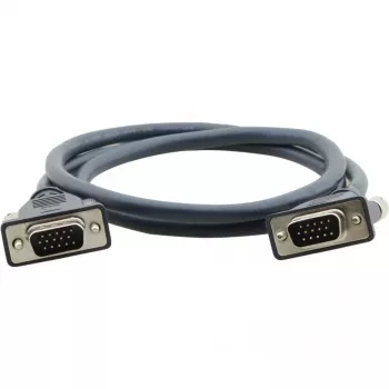 Kramer C-MGM/MGM-6 VGA laidas, HD-15 vyriškas į HD-15 vyrišką, 1,8 m, liejamas, juodas 92-7201006