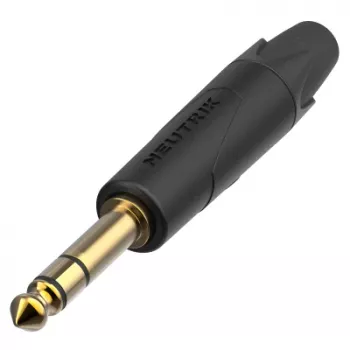Neutrik NP3XX-AU-0 1/4 inch TRS telefono kištukas auksiniais kontaktais