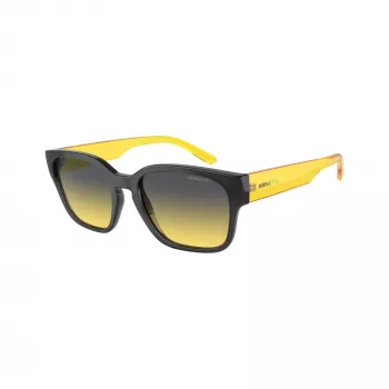 Arnette AN4325-27862Q unisex kvadratiniai akiniai nuo saulės, pilki rėmeliai, pilki polikarbonato lęšiai, 54-19-145 mm