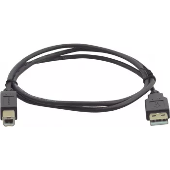 Kramer Electronics 0,9 m USB 2.0 kabelis USB-A (vyriškas) – USB-B (vyriškas), juodas (96-0215003)