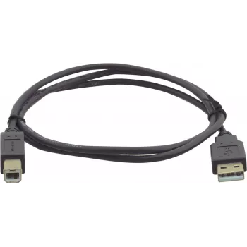 Kramer Electronics USB 2.0 A-B tipo kabelis, 1,8 m, juodas, 96-0215006