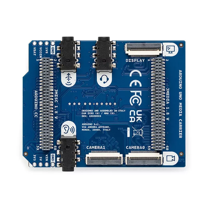 Arduino UNO Media Carrier plėtros plokštė ASX00083