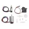 Arduino AKX00033 variklis, skirtas Engineering Kit R2 - 12V šepetėlinis DC variklis, 6000 RPM, D formos velenas