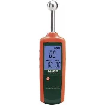 EXTECH MO257 be smaigalių drėgmės matuoklis, skirtas neardomajam matavimui, 0,0–99,9 %