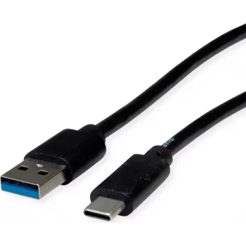 ROLINE RM USB 3.2 Gen 2 kabelis, USB A-C, ST/ST, juodas, 2 m 11.45.9012