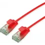 ROLINE RM UTP Patch Cable Cat.6A/Class EA SLIM raudonas 0,15m 21.45.3410