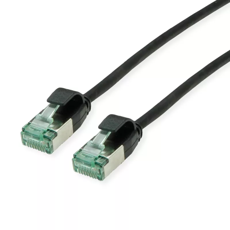 ROLINE RM U/FTP tinklo kabelis Cat.6A/Class EA SLIM juodas 2m - FTP 21.45.3355