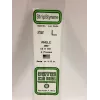 Evergreen 292 polistireno L profilis 350 x 2 x 2 mm, 4 vnt., baltas