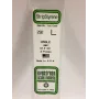 Evergreen 292 polistireno L profilis 350 x 2 x 2 mm, 4 vnt., baltas
