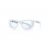 SHADEZ Blue Light White Teeny vaikiški akiniai nuo mėlynos šviesos, 3-7 metų