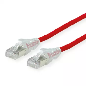 Dätwyler Cat6a S/FTP tinklo kabelis RJ-45 į RJ-45, 20 m, raudonas, LSZH, su apsauga nuo užkabinimo 21.05.0621