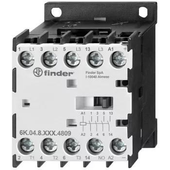 Finder Mini pramoninis kontaktorius 5.5kW ritė 230V AC (6K.04.8.230.4312)