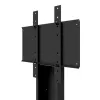HI-ND MOUNTS HI-ND Floorstand Glass Universal 49-65 colių LCD ekrano grindų stovas - juodas (RAL 9005) FS0000-5001-02