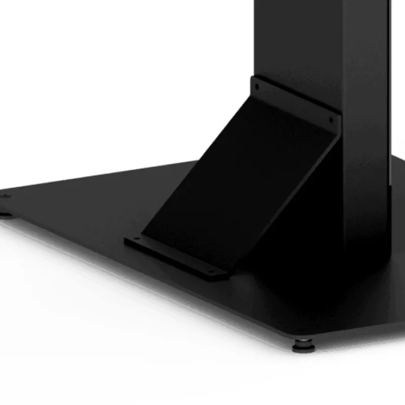 HI-ND MOUNTS HI-ND Floorstand Glass Universal 49-65 colių LCD ekrano grindų stovas - juodas (RAL 9005) FS0000-5001-02