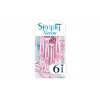 Gillette Simply Venus 3 vienkartinės skutimosi mašinėlės moterims, 3 peiliukų, MoistureRich juostelė, 6 vnt. 8006540826997