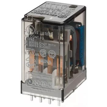 Finder 55.14.8.024.0000 miniatiūrinė pramoninė relė 24V AC 4PDT 7A