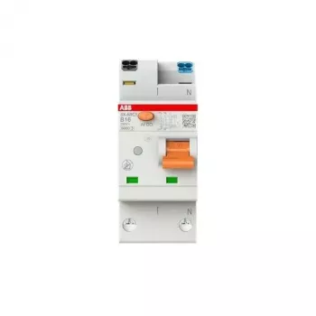 ABB lanko gedimo aptikimo įtaisas su integruotu automatiniu jungikliu SX-ARC1-B16, 16 A, 1P+N, 6 kA, B charakteristika, 2 moduliai 2CSA255908R9165