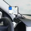 SBS Mobile sukamas automobilio telefono laikiklis su spaustuku prie prietaisų skydelio telefonams iki 7 colių, 360° pasukamas, juodas (TESUPPWHEELK)