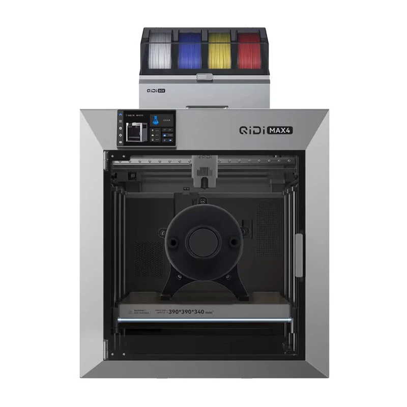 QIDI Max 4 Combo 3D spausdintuvas, 325x325x325mm, CoreXY, 600mm/s, visiškai uždaras, dvigubos pavaros tiesioginė ekstruzija