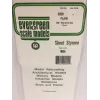 Evergreen polistireno plokštė 300 mm x 150 mm x 0,13 mm, balta, 3 vnt. paketas (9009)