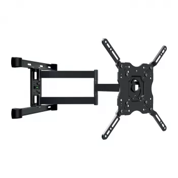 Vivanco visiškai judrus TV sieninis laikiklis 32-65 colių ekranams iki 45 kg, VESA 200x200 - 600x400, juodas VVTVFMOR65INCH45KG