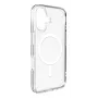 PURO Cover apsauginis dėklas, skirtas Apple iPhone 17, permatomas baltas, suderinamas su MagSafe