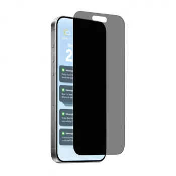 PURO grūdintas stiklas ekrano apsauga Apple iPhone 17 ir iPhone 17 Pro - 9H kietumas, 0,33 mm, be burbuliukų, prieš pirštų atspaudus PUSDGPRIPHONE1763