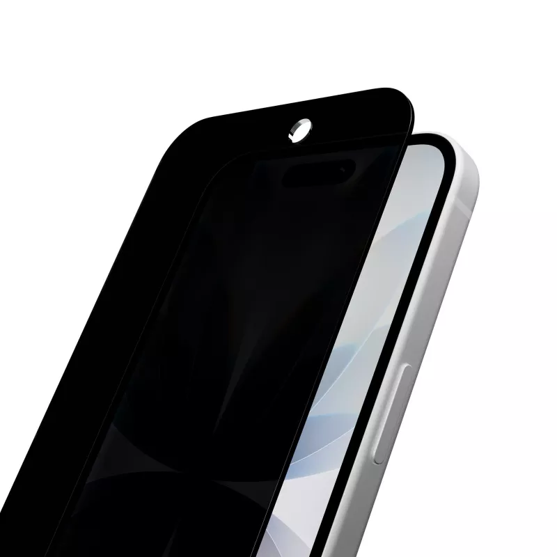 PURO grūdintas stiklas ekrano apsauga Apple iPhone 17 ir iPhone 17 Pro - 9H kietumas, 0,33 mm, be burbuliukų, prieš pirštų atspaudus PUSDGPRIPHONE1763