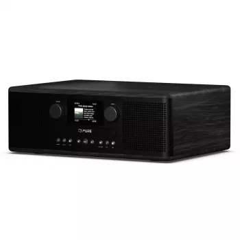 Pure Classic C-D6i internetinis radijas su DAB+ ir FM, juodas / juodas uosis 254587