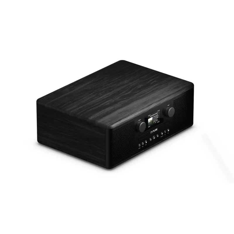 Pure Classic C-D6i internetinis radijas su DAB+ ir FM, juodas / juodas uosis 254587