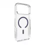 PURO Icon MagSafe permatomas dėklas Apple iPhone 17 Pro - permatoma mėlyna