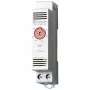 Finder valdymo spintos termostatas 7T.81.0.000.2402, 1 NC kontaktas, 250 V AC, 10 A, 0-60 °C, DIN bėgelis