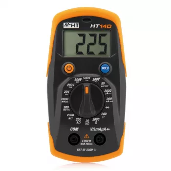 HT Instruments HT14D Skaitmeninis multimetras CAT III 300 V, CAT II 600 V, 2000 Counts 1010160