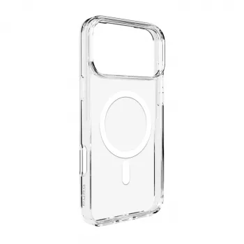 PURO dėklas Apple iPhone 17 Pro permatomas baltas, suderinamas su MagSafe