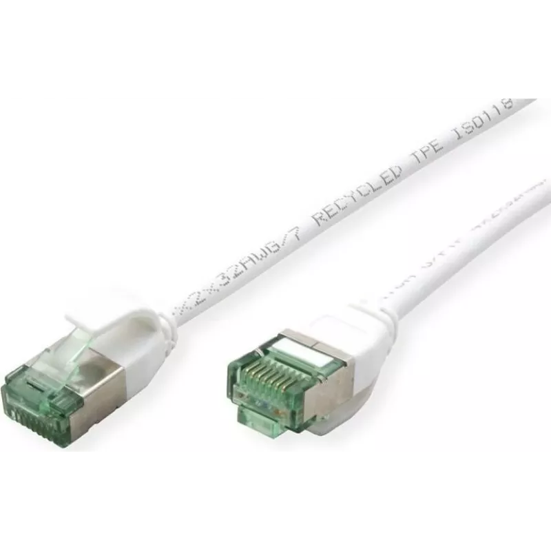 ROLINE RM U/FTP tinklo kabelis Cat.6A/Class EA SLIM baltas 0,5m - FTP (21.45.3362)