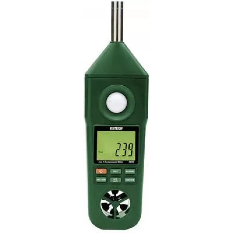 Extech EN300 5-in-1 aplinkos matuoklis: anemometras, higrometras, liuksmetras, termometras, garso lygio matuoklis
