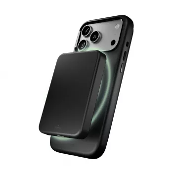 PURO Icon Magnetic dėklas Apple iPhone 17 Pro Max juodas, suderinamas su MagSafe