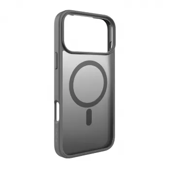 PURO nugarėlės dangtelis Apple iPhone 17 Pro Max, pilkas TPU, suderinamas su MagSafe