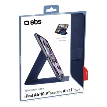 SBS Book Pro Folio dėklas iPad Air 11 inch 2024 / 10.9 inch 2022 & 2020 - Mėlynas TABKPROIPAIR10924B