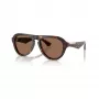 Burberry BE4437U300273 vyriški kvadratiniai akiniai nuo saulės, Havana/Dark Brown, 55-18-145