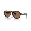 Burberry BE4437U300273 vyriški kvadratiniai akiniai nuo saulės, Havana/Dark Brown, 55-18-145