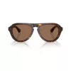 Burberry BE4437U300273 vyriški kvadratiniai akiniai nuo saulės, Havana/Dark Brown, 55-18-145