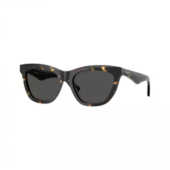 Burberry BE4435F412187 moteriški kvadratiniai akiniai nuo saulės, Havana/Dark Grey, 53mm