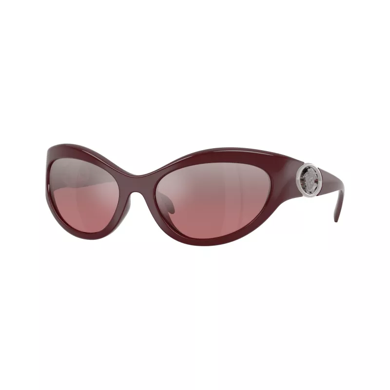Versace VE4485-54877E moteriški katės akies formos akiniai nuo saulės, Havana rėmeliai, tamsiai rudi gradientiniai lęšiai, 59 mm