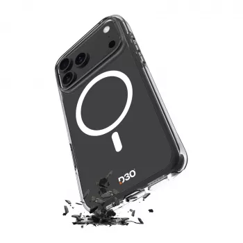 PURO permatomas dėklas Apple iPhone 17 Pro Max su MagSafe - baltas