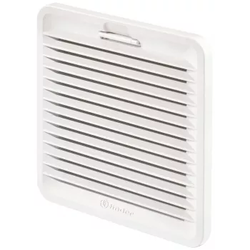 Finder 7F.02.0.000.5000 išleidimo filtras 7F.20 serijos valdymo spintų ventiliatoriams, G3, IP54, šviesiai pilkas