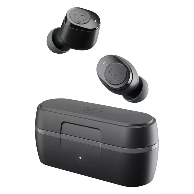 Skullcandy Jib True belaidės ausinės su mikrofonu, Bluetooth 5.0, pasyvioji triukšmo izoliacija, True Black (S2JTW-N740)
