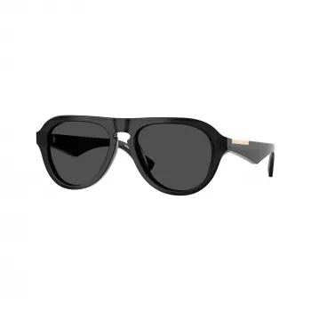 Burberry BE4437U vyriški kvadratiniai akiniai nuo saulės, Havana/Dark Grey, 55mm BE4437U411287